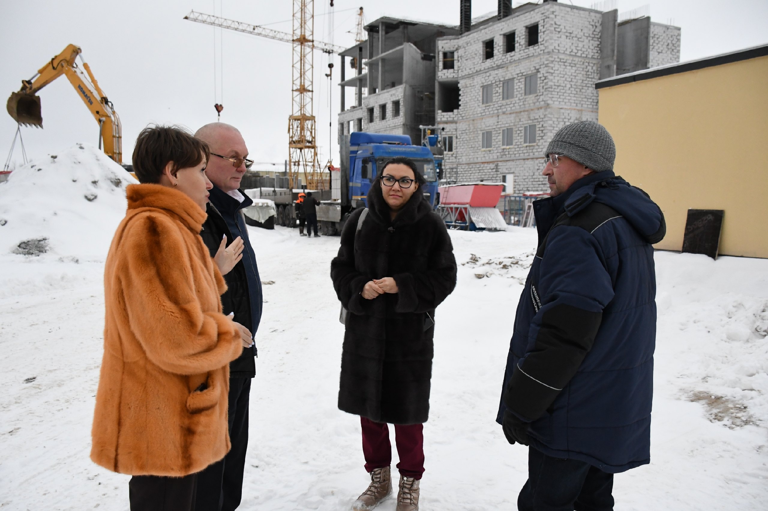 Проинспектировал объект.