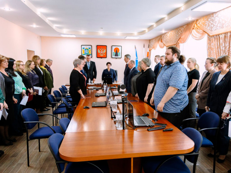 На заседании Думы. На заседании Думы.